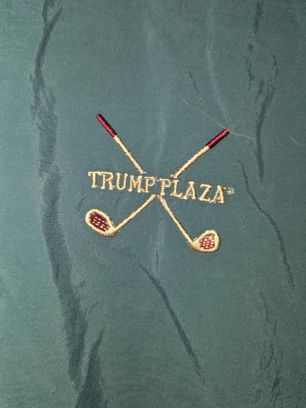 Trump Plaza Windbreaker Pull Over Jacket